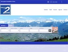 Tablet Screenshot of immobilierles2vallees.com